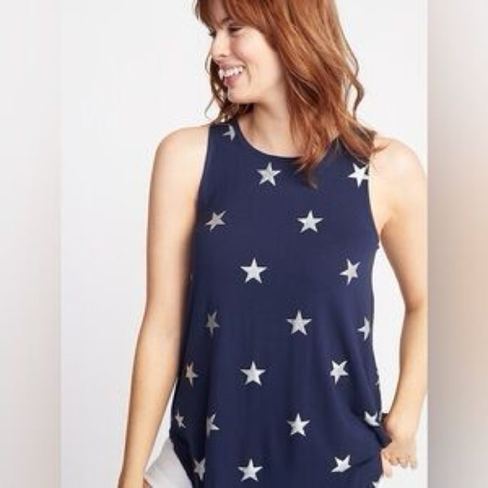 Old Navy XL Navy Star Tank Top